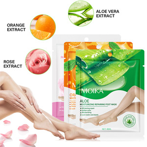 โมอิก้า มอยส์เจอร์ไรซิ่ง รีแพร์ริ่ง ฟุต มาส์ก 40 มล. อโลเวร่า สำหรับเท้าแห้งแตก - Product Image 3