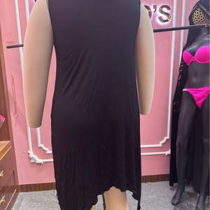 Fabricant en gros Chemise de nuit grande taille transfrontalière russe du Moyen-Orient Chemise de nuit sexy en dentelle Imprimé couronne florale Respirant - Product Image 3