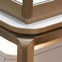 Comptoir de présentation moderne en acier inoxydable doré avec vitrine verrouillable en verre trempé pour boutique de bijoux et de montres