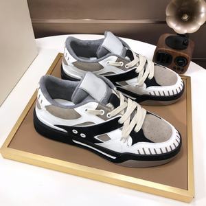 Luxury Designer <b>Men</b> Shoes High Quality <b>Leather</b> <b>Men's</b> Flat Skateboard Casual Shoes Wholesale Sports <b>Trainers</b> Walking Style Shoes - Product Image 2