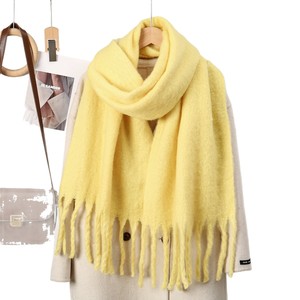 Chal de Pashmina de Invierno para Mujer, Marca Personalizada, Grueso, Extragrande, con Logotipo de Conejo, Bufanda de Cachemira Sólida con Patrón de Argyle - Product Image 5