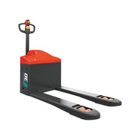 Transpalette électrique hydraulique tout-terrain 3 tonnes à batterie au plomb, à commande manuelle, pour travaux de construction sur terrains accidentés