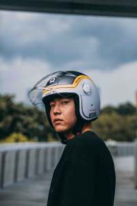 <span class=keywords><strong>Casque</strong></span> de <span class=keywords><strong>moto</strong></span> électrique 4/3 unisexe, modèle 099, matériau ABS+EPS léger, certifié CCC, vente en gros - Product Image 3