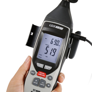 Instrumento de Prueba Ambiental Multifuncional Combinado para Medir Ruido, Iluminación, Velocidad del Viento, Temperatura y Humedad DT-859B - Product Image 4