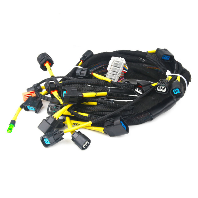 Premium Shielded Cable Assembly Engine Harness Wiring Harness for Car Electrical Connection Kit Factory Factory