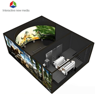 Naked Eye 3D Flight Theater Pantalla LED Interior Gran HD Equipo de publicidad a todo color