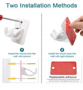 Nouveau Design Crochets de barre transversale en plastique auto-adhésifs <span class=keywords><strong>Support</strong></span> de <span class=keywords><strong>rideau</strong></span> <span class=keywords><strong>pour</strong></span> <span class=keywords><strong>support</strong></span> de tringle à <span class=keywords><strong>rideau</strong></span> <span class=keywords><strong>sans</strong></span> perçage - Product Image 4