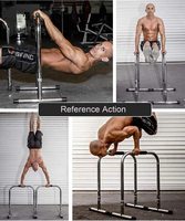 Paralettes d'exercice multifonctions pour l'intérieur Barres parallèles Stands de squat Muscle Workout calisthenics equipment Gymnastic Push bar