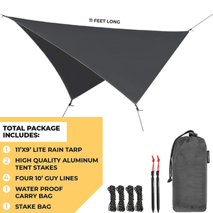 Logotipo personalizado portátil Picnic <span class=keywords><strong>sombra</strong></span> lona grande refugio carpas FlySheet Camping Fly Sheet - Product Image 2