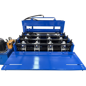 Kunden spezifische Farbe Dach Stahlplatte Bogen gebogen Metall fliesen Form maschine Dach platte Hersteller Herstellung Maschine zum Verkauf - Product Image 6