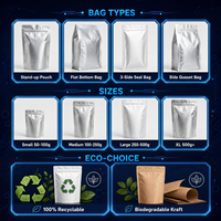 Sacs d'emballage personnalisés pour crackers, pochettes souples imprimées pour snacks, sachets thermoscellables pour biscuits et chips