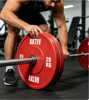 BODONG AKTIV Plaques de protection en caoutchouc haute élasticité, brisables, antidérapantes et durables, 10KG, usage universel, couleur Gym