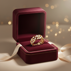 Vente flash, bague en or jaune massif 18 carats de haute qualité, vintage, véritable, avec diamant naturel, idéale pour les fiançailles, collection de bijoux fins - Product Image 6