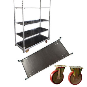 การปรับแต่งเหล็กสังกะสีหลายชั้นเรือนกระจกพืชสวนดอกไม้รถเข็น cc รถเข็นเดนมาร์กสําหรับขาย - Product Image 1