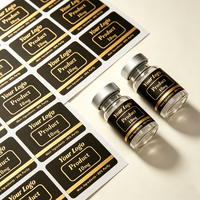 Etiquetas de Código de Barras Personalizadas con Adhesivo Fuerte, Resistentes al Agua y al Calor, de 3ml, 5ml y 10ml, Etiquetas de Vinilo PVC para Viales