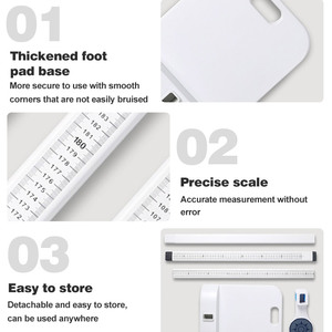 Chiều cao stadiometer Đo thiết bị đo chiều cao đo lường cụ Quy mô - Product Image 6