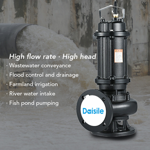 Bomba Cortadora Sumergible de Hierro Fundido de 3KW para <span class=keywords><strong>Piscina</strong></span>, 40m³/h, 15m de Altura de Elevación - Product Image 3