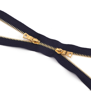 Manufacturer Custom Puller Large Gold Black Riri Long Grain Teeth 55cm Open End <b>Slider</b> <b>5</b> Rolls Corn Teeth Pull Metal Zipper - Product Image 3