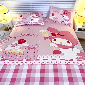 Ensemble de literie Cake <span class=keywords><strong>My</strong></span> Melody 3 pièces, imprimé de dessins animés mignons, drap-housse tout compris - Product Image 6