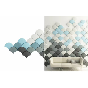 แผงอะคูสติกไฟเบอร์โพลีเอสเตอร์กันเสียงสำหรับตกแต่งเพดาน3D สัตว์เลี้ยง - Product Image 4