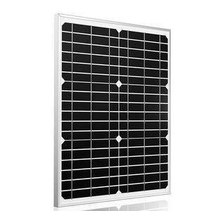 Panneau Solaire Mono <span class=keywords><strong>Rigide</strong></span> Mini 10W 20W 30W 50W Personnalisé à Bas Prix 12V 18V pour Éclairage Public Caméra - Product Image 2