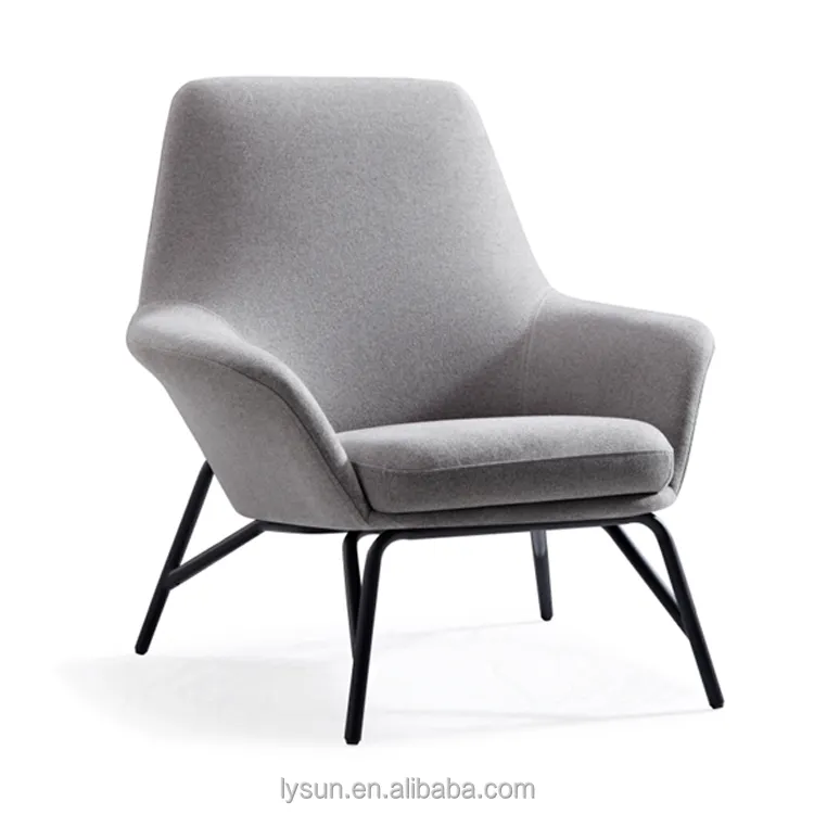 Modern salon mobilyası lüks şık kumaş rahatlatıcı ofis eğlence sandalye şezlong sandalye yatak odası için