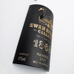 Etiquetas Adhesivas Personalizadas con Relieve 2020, Impresión UV, Resistentes al Agua, Forma Redonda, para Botellas de Vino, Bebidas, Café y Té - Product Image 3