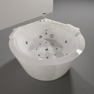 Bañera Semicircular <span class=keywords><strong>de</strong></span> <span class=keywords><strong>1</strong></span>.5 Metros con Luces LED, Diseño Nuevo, Apta para Familias <span class=keywords><strong>de</strong></span> 2 Personas, Jacuzzi con Hidromasaje - Product Image 2