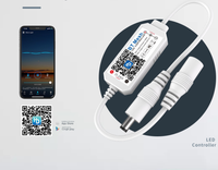 Contrôleur LED intelligent DC12-24V pour bande LED monochrome, avec réglage DIY via l'application Hao Deng, MINI BT Mesh Dimmer