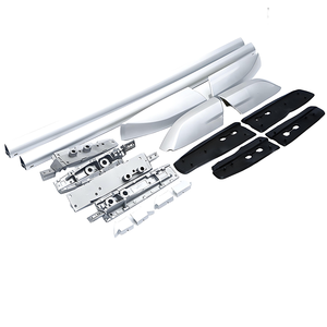 แร็คหลังคาบรรทุกสัมภาระสำหรับรถยนต์โตโยต้า ไฮแลนเดอร์ ปี 2009-2014 ยี่ห้อ JOESHIER Wholesale4x4  พร้อมราวข้างและราวหลังคาทำจากอลูมิเนียมอัลลอย - Product Image 3
