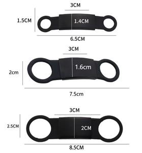 Placa de Identificación Personalizada para Perros y Gatos, de Acero Inoxidable, en Blanco, para Grabar, Correa para Mascotas, Etiqueta de Goma Colorida, Metal Curvado, Simple - Product Image 4