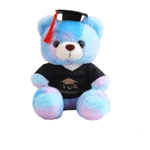 Custom Made Cheap Small Soft Plush Graduation Teddy Bear Toys Dropshipping Products 2023 Graduation Gift