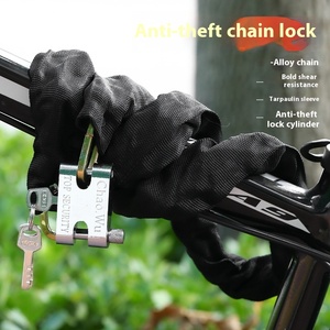 <span class=keywords><strong>Candado</strong></span> <span class=keywords><strong>de</strong></span> <span class=keywords><strong>Cadena</strong></span> para Motocicleta y <span class=keywords><strong>Bicicleta</strong></span>, Sólido, Reforzado, Anti-Hidráulico - Product Image 2