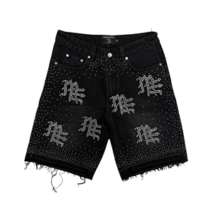 Shorts de sport décontractés pour hommes, taille mi-haute, 100 % coton de haute qualité, avec cordon de serrage, séchage rapide, respirants, couleur unie, très demandés - Product Image 1