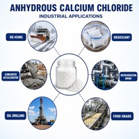 Chlorure de calcium anhydre en poudre, haute pureté, qualité industrielle, produit chimique