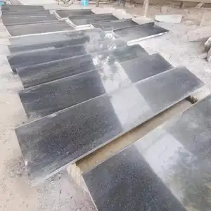 Hete Verkoop Gepolijste Absolute China Shandong Zwarte Graniet Fabriek Directe Levering