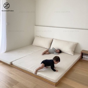 White Oak Tatami <strong>Floor</strong> <strong>Bed</strong> Headboardless Low Platform <strong>Bed</strong> Japanese Minimalist Solid Wood <strong>Bed</strong> <strong>Frame</strong> for Kids Bedroom - Product Image 2