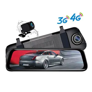 Professional 9.66 Rear view Mirror IPS Touch Screen Dash Cam Rearview Mirror Car DVR GPS 10'' Android Navigator