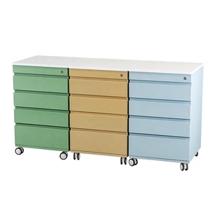 Chariot de <span class=keywords><strong>procédure</strong></span> médicale Cabinet mobile à 4 tiroirs Haut en marbre pour clinique dentaire Hôpital Salon de beauté - Product Image 1