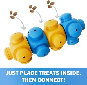 Jouets interactifs pour chiens à assembler soi-même, durables, pour la dentition et la stimulation, avec distributeur de friandises, pour lutter contre l'ennui - Product Image 3