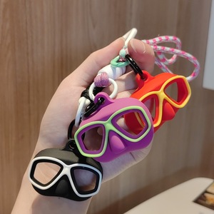 Creative 3D Diving Mask Goggles Keychain Couple <b>Keyring</b> Bag Pendant Hanging Ornament Funny Gift for Men <b>Women</b> - Product Image 1
