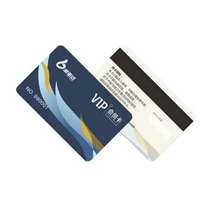 Tarjeta de banda magnética de plástico rogravable con chip, tarjeta de crédito solitaria