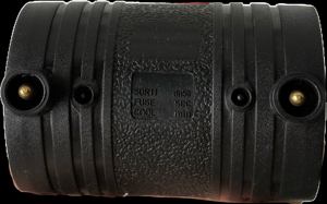 Raccordi per Elettrofusione PE100 PE80 Neri PN16 	 Accoppiatore DN50 	 Raccordi per Tubi in Plastica HDPE per Impianti Idraulici - Product Image 3