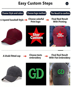 Casquette de baseball en coton incurvée personnalisée pour hommes et femmes, logo brodé simple, casquette de baseball pour la vente en gros - Product Image 6