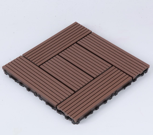 WPC sàn gạch gỗ tếch composite không thấm nước lồng vào nhau sàn gỗ sàn gạch nhựa Cơ Sở Ngoài trời DIY gạch lát sàn 12 '* 12' - Product Image 3