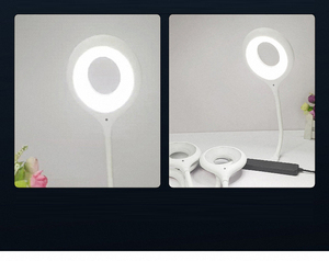 コンピューターテーブルランプを搭載した超高輝度1.5Wラウンドリーディングライト調光フレキシブルミニUSBナイトライト - Product Image 6