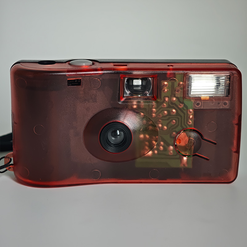 Rouge givré transparent