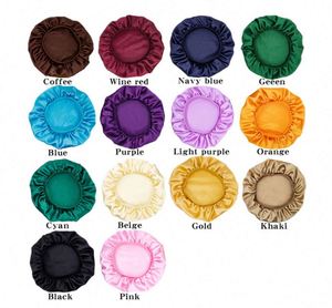Gorros de Dormir para Mujer, Gorros de Satén con Banda Ancha para Cabello Rizado, Gorro para Dormir por la Noche, Protector de Cabeza para Cabello Natural - Product Image 2
