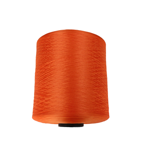 Stock 100% fil extensible en polyester haute en vrac élastique 360D 96F Dope teint haute ténacité écologique pour le tissage de lacets à tricoter - Product Image 1