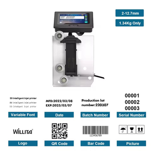Impresora de inyección de tinta de código <span class=keywords><strong>QR</strong></span> con logotipo de fecha, sellador de banda FR800 FR-900, bolsas de aluminio, máquina de sellado de bolsas de plástico - Product Image 2